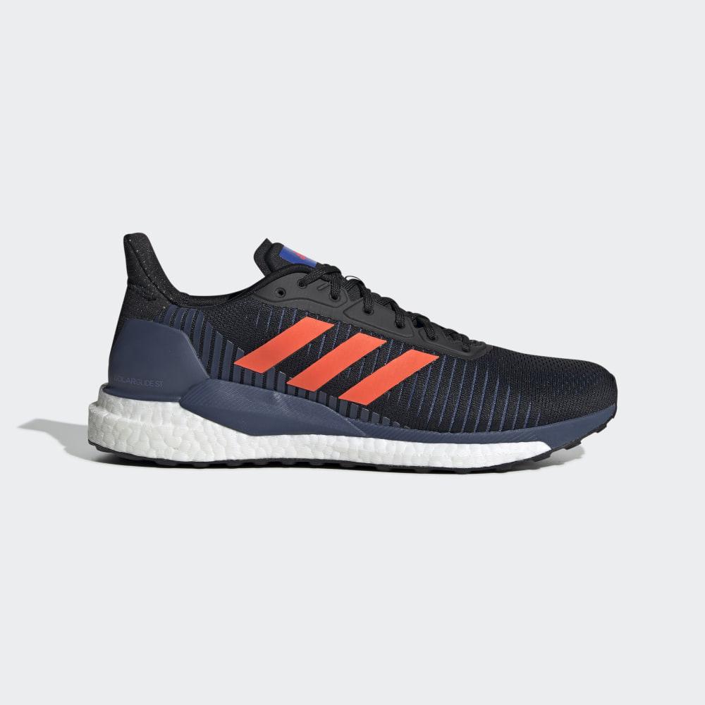 Adidas Men's Solar Glide ST 19 Running Shoes Black/Red/Indigo Ireland EE4290